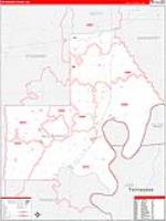 New Madrid, Mo Carrier Route Wall Map